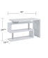 Фото #2 товара Tara Multifunctional Corner Desk with Shelves