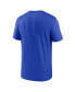 ფოტო #4 პროდუქტის Men's Royal Los Angeles Rams Horizontal Lockup Legend T-shirt