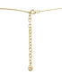 Фото #3 товара EFFY Collection eFFY® Turquoise & Diamond (5/8 ct. t.w.) Bezel Dangle 18" Collar Necklace in 14k Gold