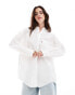 Фото #2 товара Levi's Lola relaxed fit poplin shirt in white