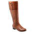 Фото #2 товара Trotters Morgan T2262-215 Womens Brown Leather Zipper Knee High Boots