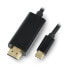 USB type C - HDMI cable - 1,8m - Akyga AK-AV-18