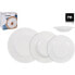 LA MEDITERRANEA Round Tableware 12 Units Aneto