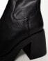Фото #6 товара ALDO Wide Fit Auster mid heel knee boots in black