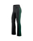 Women's Black Green Bay Packers Studio Fitted Flared Leggings