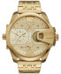 ფოტო #1 პროდუქტის Men's Chronograph Uber Chief Gold-Tone Stainless Steel Bracelet Watch 54mm