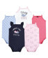 Baby Girls Cotton Sleeveless Bodysuits, Whaley Cute