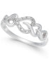 ფოტო #1 პროდუქტის Diamond Heart Ring (1/10 ct. t.w.) in Sterling Silver