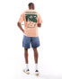 Фото #4 товара Jack & Jones oversized arizona sunset back print t-shirt in coral