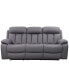 Фото #1 товара Fletcher 81.4" Stain-Resistant Polyester Reclining Sofa