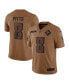 ფოტო #1 პროდუქტის Men's Kyle Pitts Brown Distressed Atlanta Falcons 2023 Salute To Service Limited Jersey