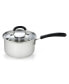 Фото #1 товара 2 Quart Stainless Steel Saucepan with Lid, Stay Cool Handle, silver