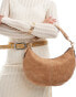 River Island boho shoulder bag in brown