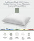 Фото #4 товара Soft Plush 100% Cotton Quilted Chevron Gel Fiber Stomach Sleeper Pillow - Standard