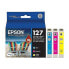 Фото #3 товара Epson 127XL C/M/Y 3pk Ink Cartridges - Cyan, Magenta, Yellow (T127520-CP)