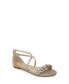 Фото #1 товара Women's Tessy Crisscross Strap Evening Flat Sandals