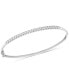 ფოტო #1 პროდუქტის Diamond Bangle Bracelet (1 ct. tw.) in 14k White Gold