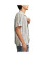 Фото #3 товара Men's Striped Linen Camp Collar Shirt