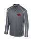 Фото #2 товара Men's Black Arkansas Razorbacks Cameron Quarter-Zip Windshirt