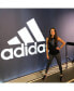 Фото #3 товара Брюки спортивные Adidas Леггинсы 3-Stripes Workout 7/8 для женщин