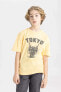 Erkek Çocuk Sarı Tişört - C3170a8/yl295