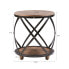 Cirque Bent Metal Accent Table