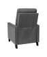 Фото #7 товара Renza Transitional Pushback Recliner With Pillow Style Back And Accent Nail Trim - Manual Recliner