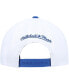 Men's White, Blue Distressed Toronto Maple Leafs Vintage-Like Sharktooth Snapback Hat