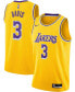 ფოტო #4 პროდუქტის Men's Los Angeles Lakers Swingman Jersey Icon Edition - Anthony Davis