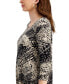 Фото #3 товара Women's Printed Knit 3/4-Sleeve Top, Created for Macy's