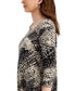 Фото #5 товара Women's Printed Knit 3/4-Sleeve Top, Created for Macy's