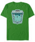 Фото #1 товара Men's Bulbasaur Badge Short Sleeve T-shirt