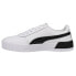 Puma Carina Leather Platform Womens White Sneakers Casual Shoes 370325-21