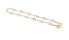 Stylish gold-plated bicolor bracelet AGB605