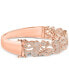 ფოტო #3 პროდუქტის EFFY® Diamond Openwork Bangle Bracelet (1-1/2 ct. t.w.) in 14k Rose Gold