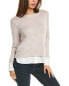 Alashan Cashmere Duet Shirttail Cashmere-Blend Sweater Women's