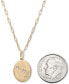 Фото #6 товара Wrapped diamond Aries Constellation 18" Pendant Necklace (1/20 ct. tw) in 10k Yellow Gold, Created for Macy's