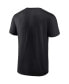 Фото #3 товара Men's Black New Orleans Saints Chrome Dimension T-shirt