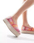 Фото #1 товара ASOS DESIGN Journal flatform espadrilles in multi