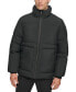 ფოტო #1 პროდუქტის Men's Refined Quilted Full-Zip Stand Collar Puffer Jacket