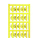 Фото #2 товара Weidmüller SFC 0/21 MC NE GE - Yellow - Polyamide 6.6 (PA66) - 200 pc(s) - -40 - 100 °C - 5.8 mm - 21 mm