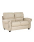 Фото #1 товара White Label Camryn 63" Leather Match Love Seat