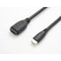 Фото #1 товара VALUE Cableadapter - HDMI F - HDMI Mini M - 150 m - HDMI Type C (Mini) - HDMI Type A (Standard) - Black