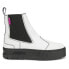 Фото #1 товара Puma Mayze Chelsea Pop Round Toe Pull On Womens White Casual Boots 38454901