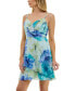 ფოტო #3 პროდუქტის Juniors' Floral-Print Ruffle-Trim Dress