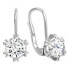 Shimmering earrings with crystal 436 001 00407 04