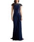 ფოტო #1 პროდუქტის Women's Chelan Embroidered Illusion Gown