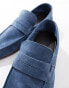 schuh Randy loafers in navy suede