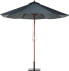 Beliani Parasol ogrodowy 270 cm szary TOSCANA (58091)