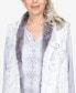 Petite Point of View Reversible Collared Faux Fur Vest